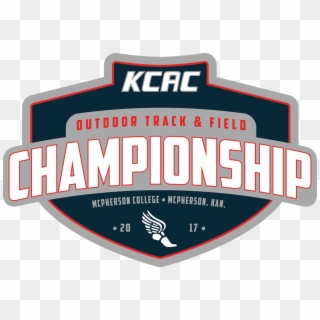 2017 Kcac Outdoor Track & Field Championships - Emblem Clipart