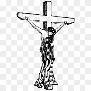 Jesus Cross Png Icon - Crucifixion Jesus Christ Statue Clipart