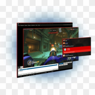 Live Streaming On Youtube With Xsplit - Led-backlit Lcd Display Clipart