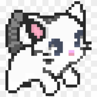 Cute Cat - Black Cat Pixel Art Clipart