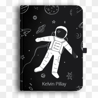 Picture Of Spaceman Luxury Journal - Hand Drawn Milky Way Clipart