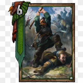 Dwarven Skirmisher - Gwent Dwarf Cards Clipart