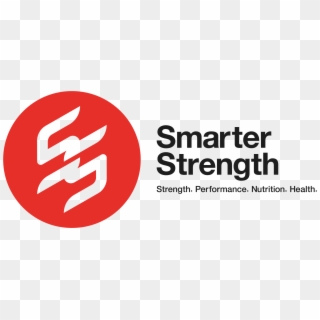 Cropped Smarter Strength Logo Red Icon Black Txt Lockup - Circle Clipart
