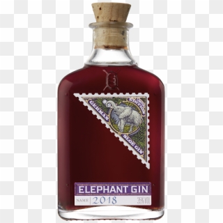 Elephant Strength Gin Miniature - Elephant Sloe Gin Clipart