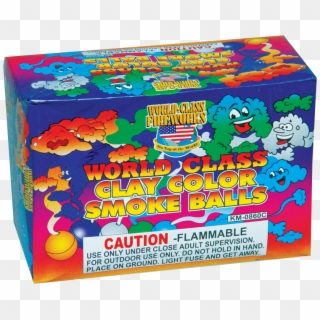 World Class Clay Color Smoke Balls- 8052530200216 - Smoke Balls Fireworks Clipart