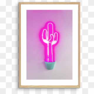 Cactus Neon Sign - Cactus Clipart