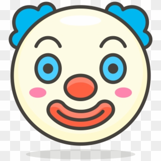 079 Clown Face - Clown Face Clipart