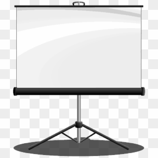 Video Projector Screen Png , Png Download - Screen Transparent Projector Png Clipart