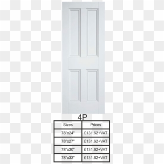 Four Panel Door - Home Door Clipart