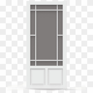 Prairieview White Vinyl Screen Door - Screen Door Transparent Clipart