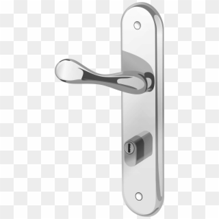 Silver Door Handle Png Clip Art - Door With Handle Clipart Transparent Png