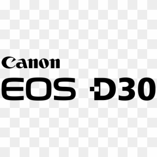 Canon Eos D30 Logo Png Transparent - Canon Clipart