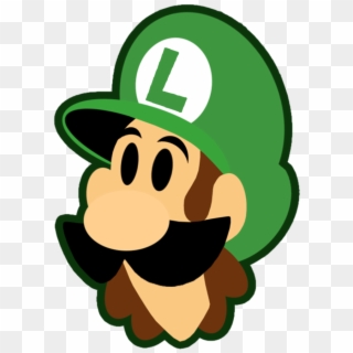 Luigi Head Png Jpg Library Download - Luigi Head Png Clipart