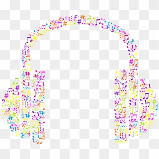 Clipart Colorful Music Notes Clipart No Background - Png Download