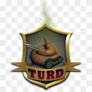 Turd Emblem - 3d Poop Clipart