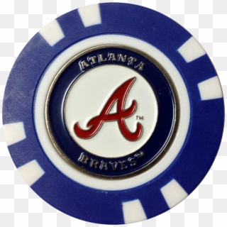 Ball Markers Mlb Atlanta Braves - Badge Clipart