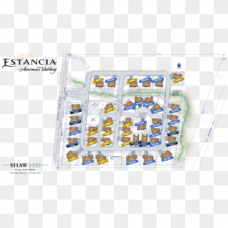 Estancia Sitemap And Available Homes - Plan Clipart