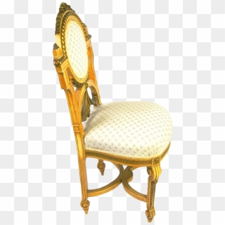 Wooden Chair Golden - Chair Clipart