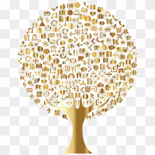 This Free Icons Png Design Of Abstract Icons Tree Gold Clipart