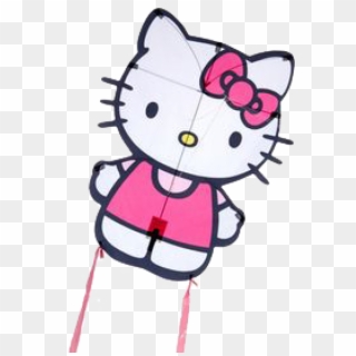 Image Of Hello Kitty Kite - Hello Kitty Looking Up Clipart