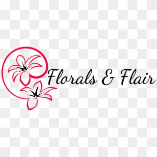 Florals & Flair - Florals Logo Clipart