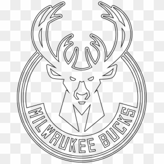 Clipart Royalty Free Stock Buck Vector Basketball - Milwaukee Bucks Logo Drawing - Png Download