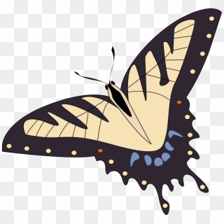 Yellow Butterfly Png - Papillon Butterfly Clipart