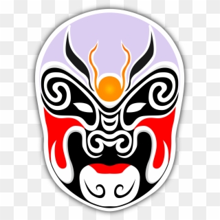 This Free Icons Png Design Of Chinese Theater Masks Clipart