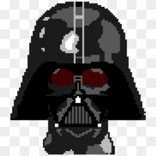 Darth Vader Mask - Pixel Faces Clipart