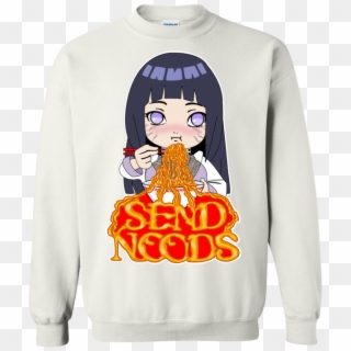 Hinata Send Noods Crewneck Sweater - Cartoon Clipart