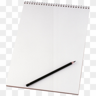 Paper Sheet Png Image - Sketchbook And Pencil Clipart