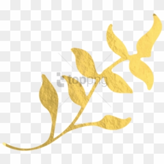 Free Png Download Gold Foil Leaf Png Images Background - Gold Leaf Png Clipart