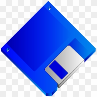 How To Set Use Sabathius Floppy Disk Blue No Label Clipart