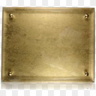 Golden Foil - Transparent Gold Plaque Clipart