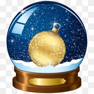 Snow Globe Wallpaper - Empty Christmas Snow Globe Clipart