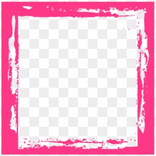 640 X 640 17 - Pink Grunge Frame Png Clipart