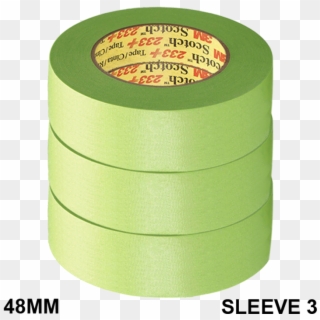 3m 233 Masking Tape Green 48mm X 50m - Paper Clipart