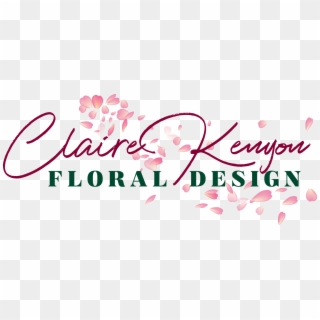 Claire Kenyon Floral Design Logo - Calligraphy Clipart