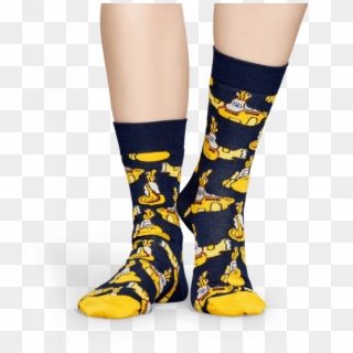 Yellow Submarine Sock - Sock Clipart