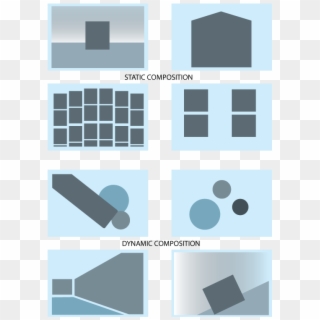 Dynamic Composition / Dynamic Compositions Uses Many - Static And Dynamic Composition Drawing Clipart