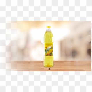 Golden Drop Vegetable Oil - Plastic Bottle Clipart