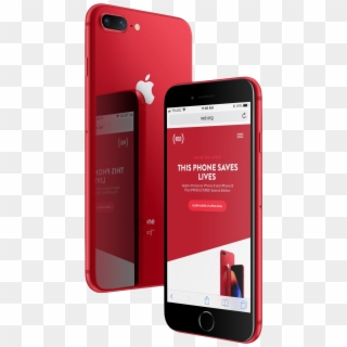 Red Iphone 8 - Iphone Clipart