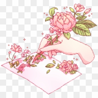Kawaii Pixels Tumblr Flower Png Kawaii Pixels Tumblr - Garden Roses Clipart