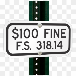 $100 Fine Ada Handicapped Sign - Reserved Sign Clipart