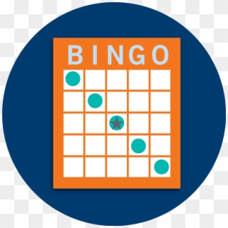 A Bingo Card Pattern Showing A Diagonal Line - Portable Network Graphics Clipart