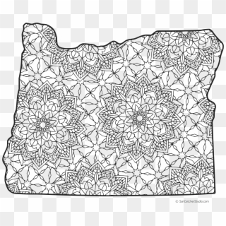 2300 X 1881 1 - Map Of Oregon Coloring Page Clipart