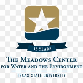 Meadows Anniversary Vertical - Meadows Center For Water And The Environment Logo Clipart