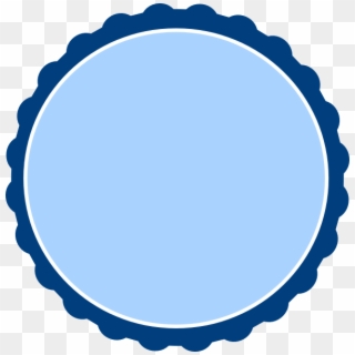 Blue Circle With Border Clipart