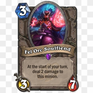 Fel Orc Soulfiend - Mean Streets Of Gadgetzan Cards Clipart