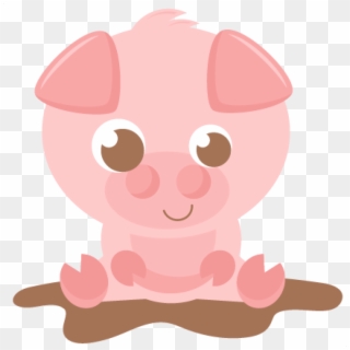 Pink Pig Clipart Pink Pig Silhouette At Getdrawings - Cute Pig Clipart Png Transparent Png